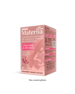 Materna Vitaminas & Minerais 30 unidades