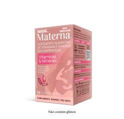 Materna Vitaminas & Minerais 30 unidades