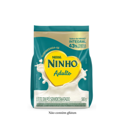 Leite Ninho Adulto Semidesnatado Sachê 500g